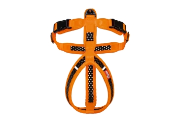 Preview: SOFTY Geschirr - Größe 5 - orange/schwarz